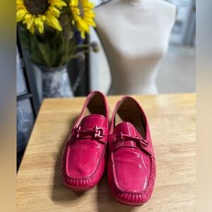 Salvatore Ferragamo pink Fuchsia Loafers women’s size 8.5 M